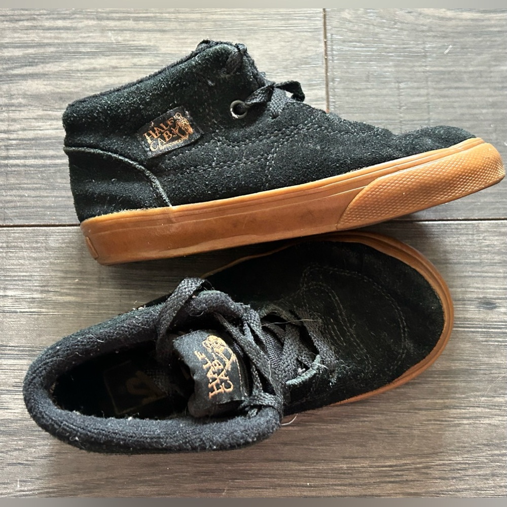 VANS half Cab toddler size 8.5 black sneaker